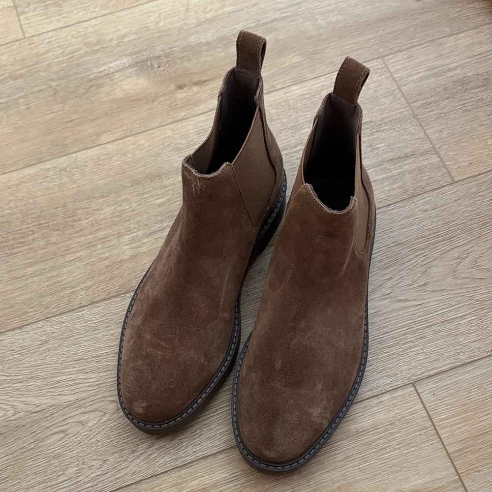 Zara Men's Brown Chelsea Boots